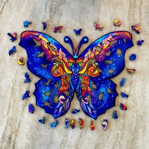 Wooden 3D Animal Jigsaw puzzle- Wander Butterfly Size A3 11.6" x 16.5"